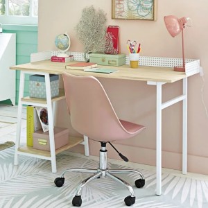 Silla de escritorio infantil rosa